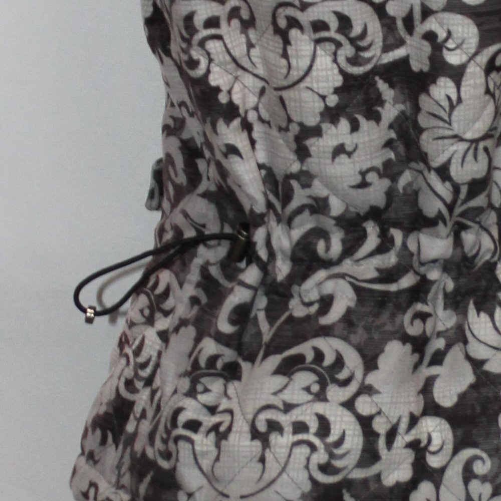 Croft & Barrow Quilted Floral Patterned Zip Up Vest - Picture 7 of 15